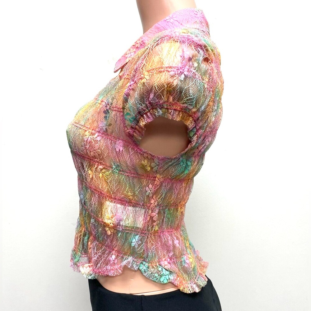 🛑🛑🛑FREE PEOPLE LACE TOP - Picture 3 of 8